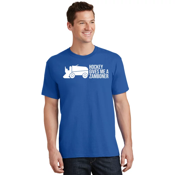 Funny Hockey Gives Me A Zamboner Hockey Lover Gift T-Shirt