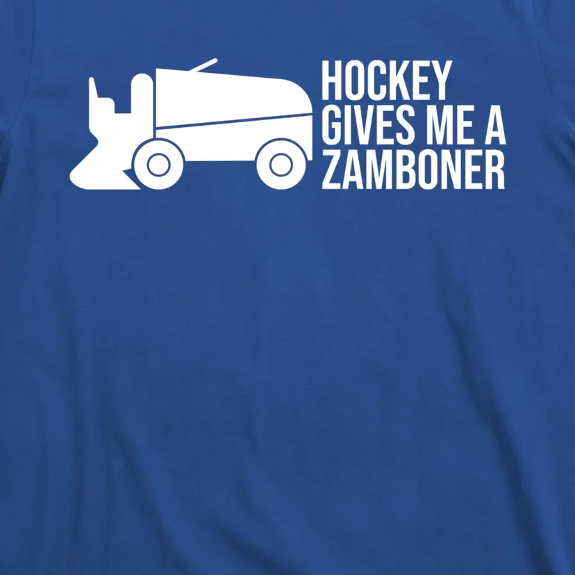 Funny Hockey Gives Me A Zamboner Hockey Lover Gift T-Shirt