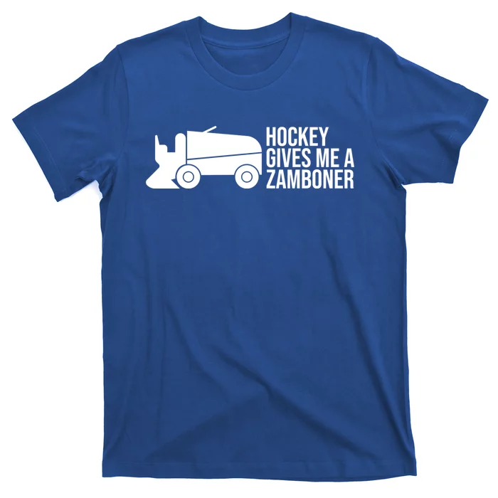 Funny Hockey Gives Me A Zamboner Hockey Lover Gift T-Shirt