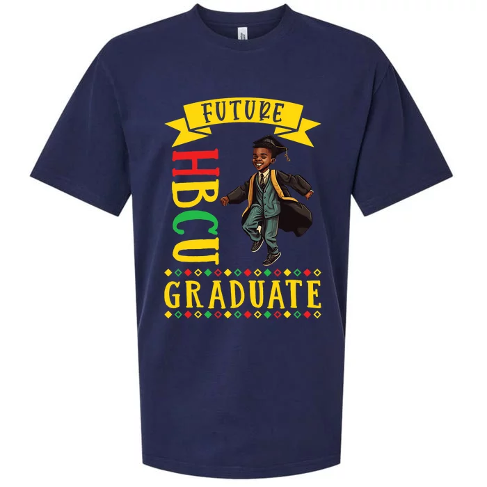 Future HBCU Grad History Black College Black Boy Sueded Cloud Jersey T-Shirt