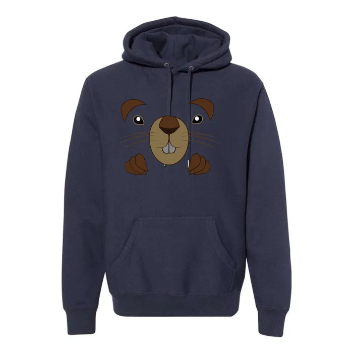 Funny Happy Groundhog Day Toddler Premium Hoodie