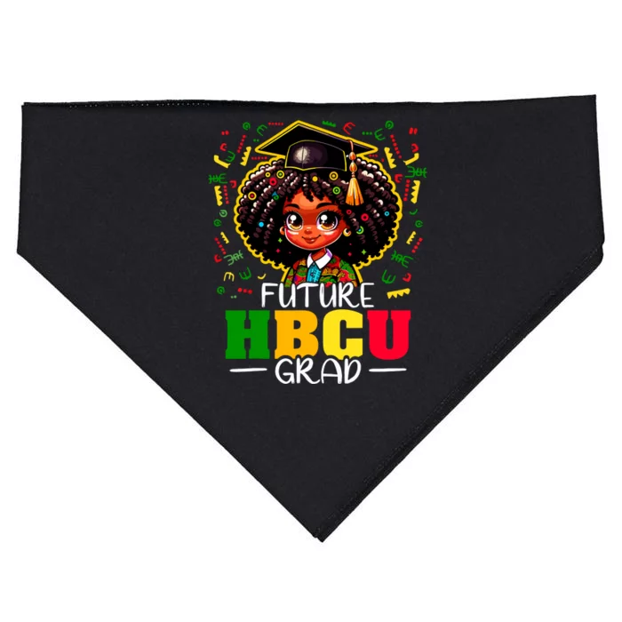 Future Hbcu Grad Black Girl Graduation Hbcu USA-Made Doggie Bandana