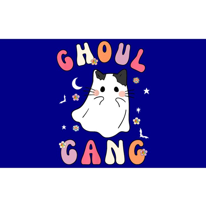 Funny Halloween Ghoul Gang Groovy Hey Boo Pumpkin Cat Lover Gift Bumper Sticker