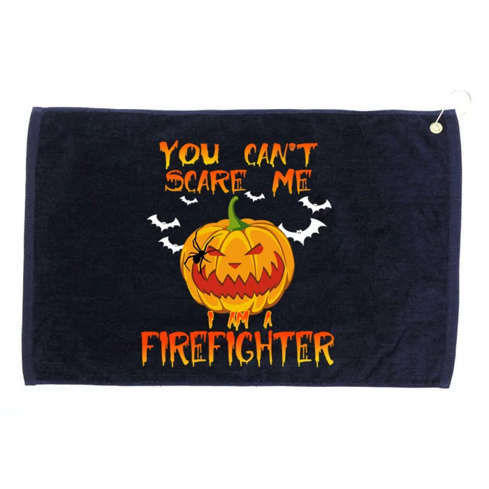 Firefighter Halloween Gift Scary Firefighter Costume Cute Gift Grommeted Golf Towel