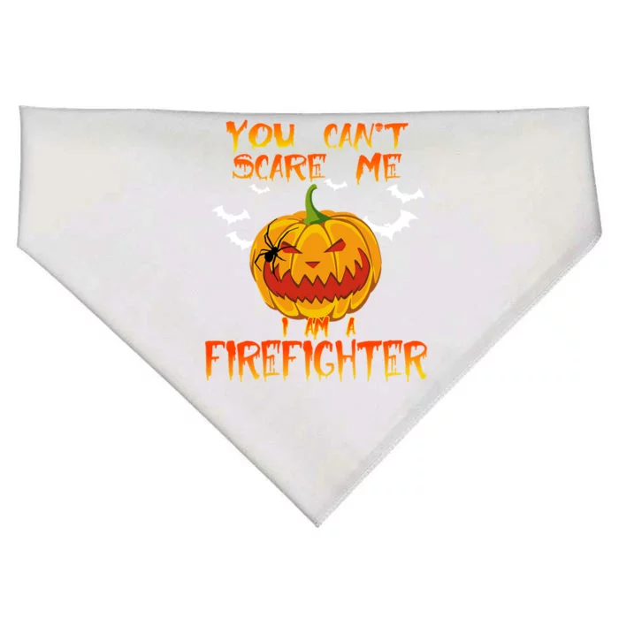 Firefighter Halloween Gift Scary Firefighter Costume Cute Gift USA-Made Doggie Bandana