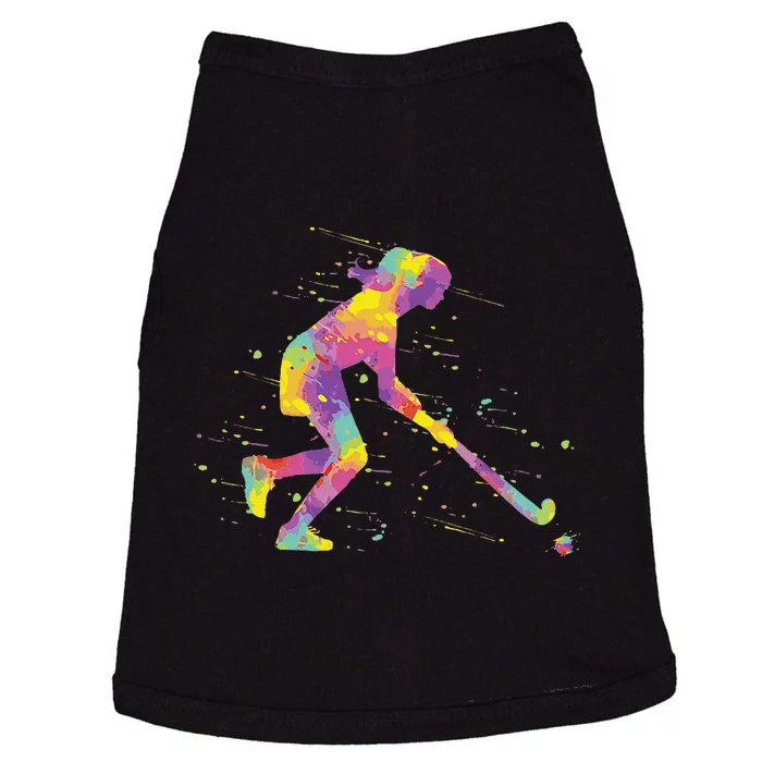 Field Hockey Girl Doggie Tank