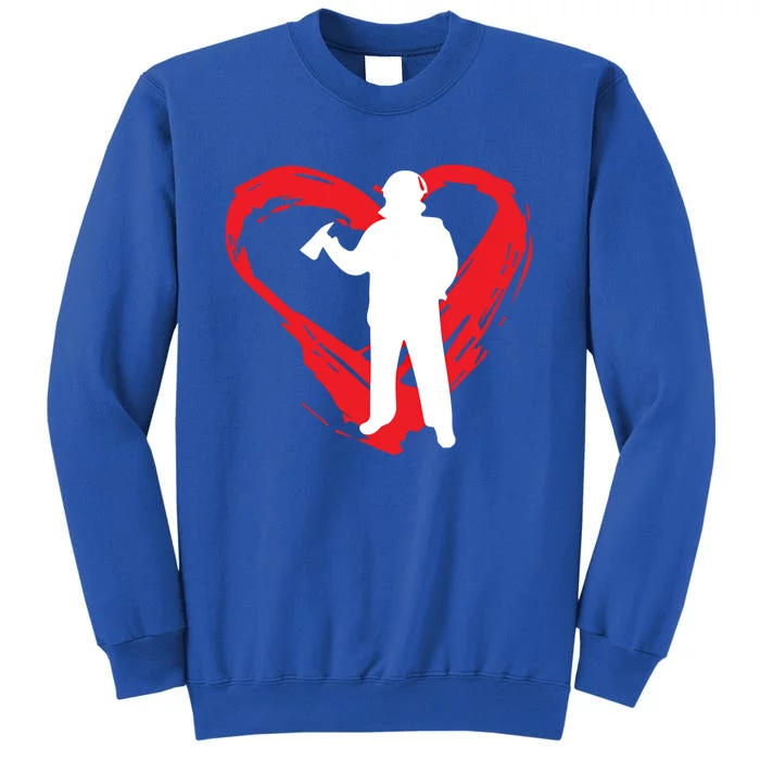 Firefighter Heart Gift Sweatshirt