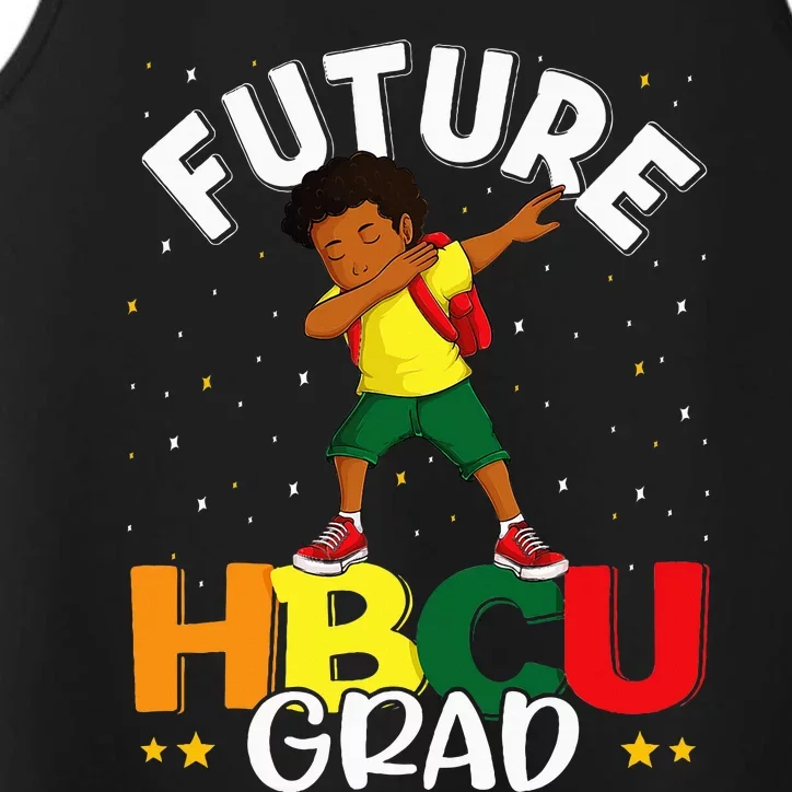 Future HBCU Grad Graduate Afro Black College Graduation Performance Tank