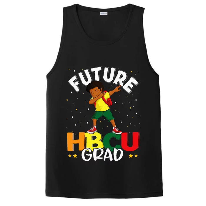 Future HBCU Grad Graduate Afro Black College Graduation Performance Tank