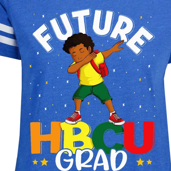 Future HBCU Grad Graduate Afro Black College Graduation Enza Ladies Jersey Football T-Shirt