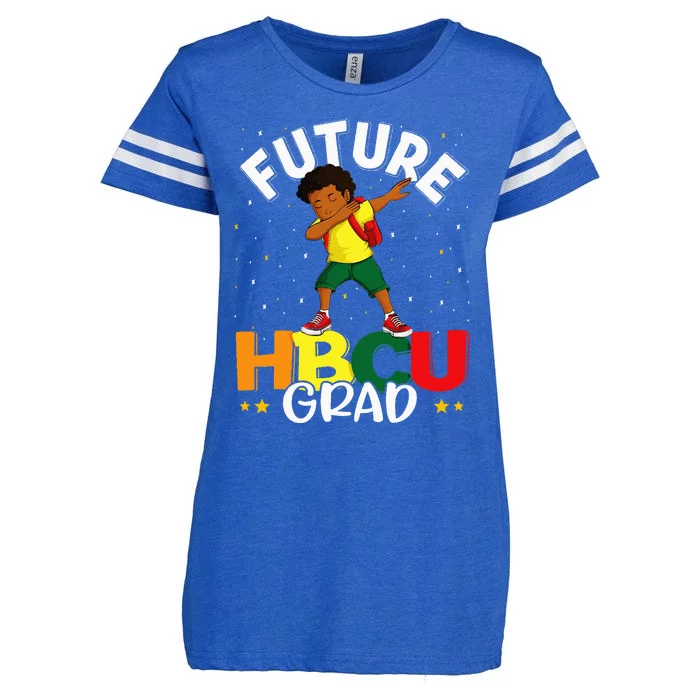 Future HBCU Grad Graduate Afro Black College Graduation Enza Ladies Jersey Football T-Shirt