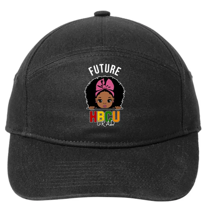 Future HBCU Grad Girl 7-Panel Snapback Hat