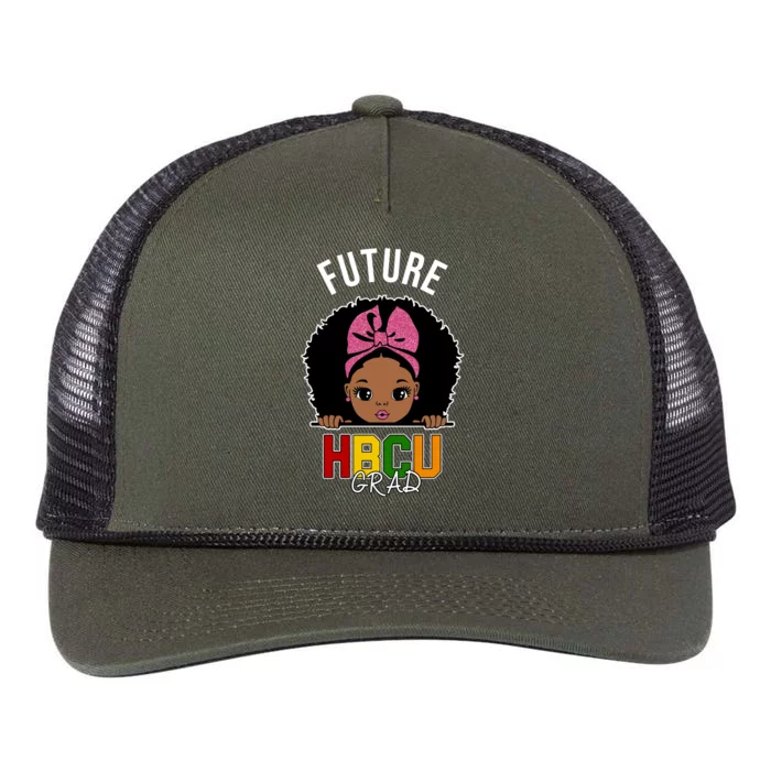 Future HBCU Grad Girl Retro Rope Trucker Hat Cap