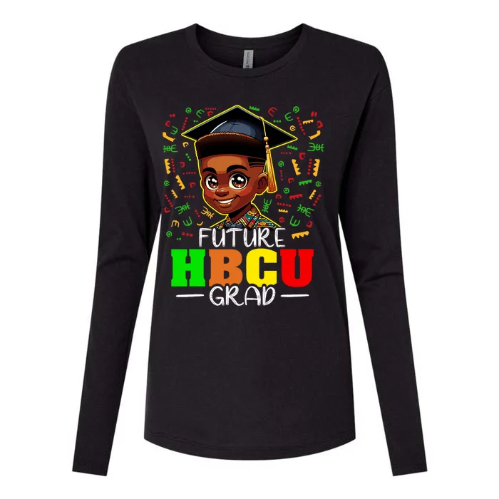 Future Hbcu Graduation Black Boy Grad Hbcu Womens Cotton Relaxed Long Sleeve T-Shirt