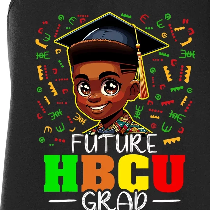 Future Hbcu Graduation Black Boy Grad Hbcu Women's Racerback Tank