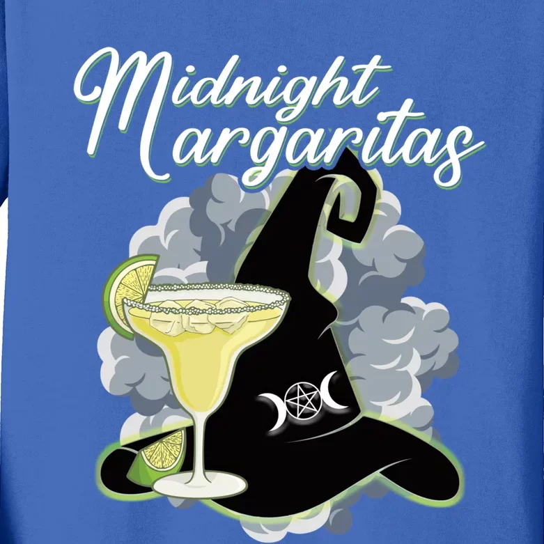 Funny Halloween Gift Midnight Margaritas Cute Gift Kids Long Sleeve Shirt