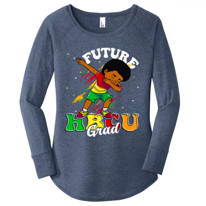 Future Hbcu Grad Graduate Afro Black Juneteenth African Cool Gift Women's Perfect Tri Tunic Long Sleeve Shirt