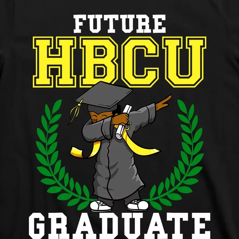 Future Hbcu Graduation Black College Dabbing Boy Gift T-Shirt