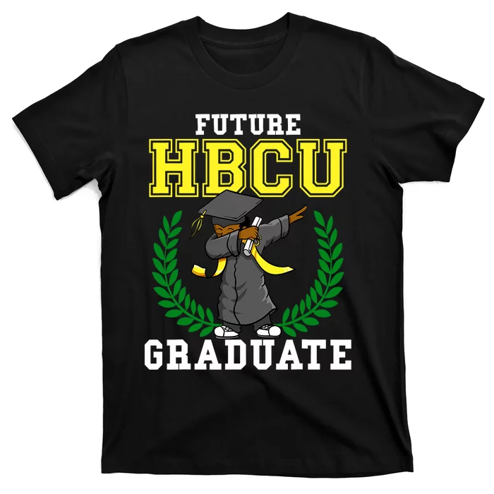 Future Hbcu Graduation Black College Dabbing Boy Gift T-Shirt