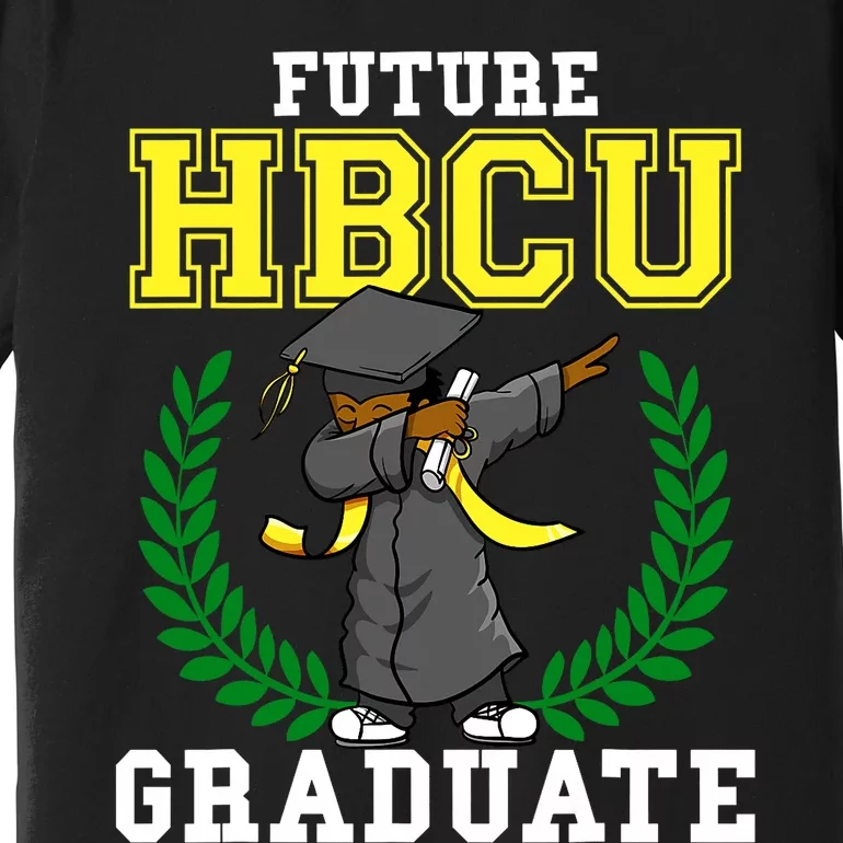 Future Hbcu Graduation Black College Dabbing Boy Gift Premium T-Shirt