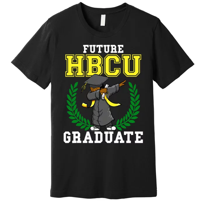 Future Hbcu Graduation Black College Dabbing Boy Gift Premium T-Shirt