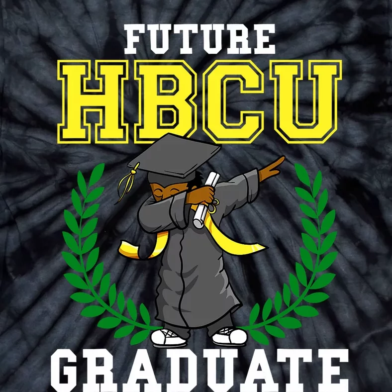 Future Hbcu Graduation Black College Dabbing Boy Gift Tie-Dye T-Shirt