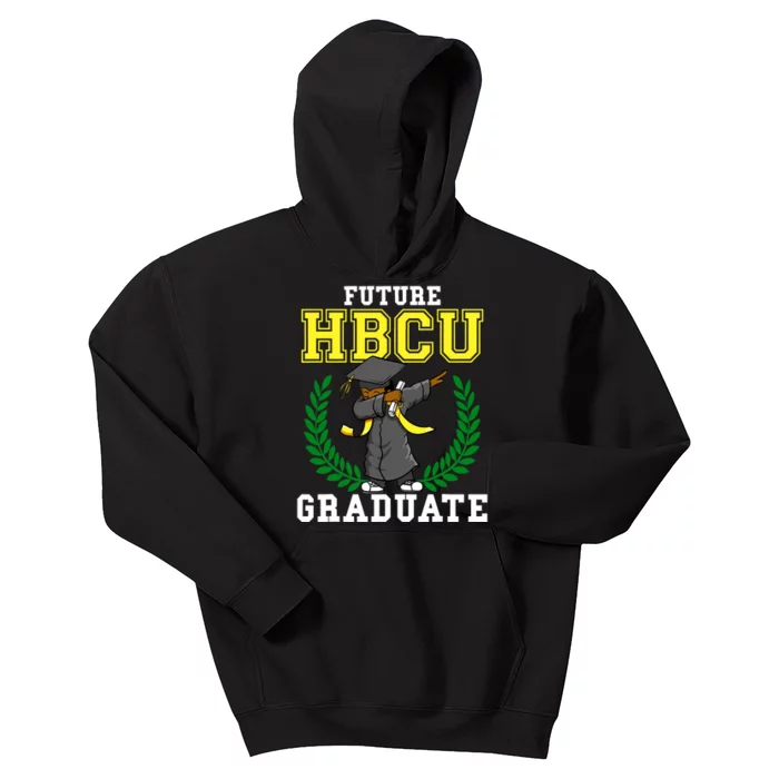 Future Hbcu Graduation Black College Dabbing Boy Gift Kids Hoodie