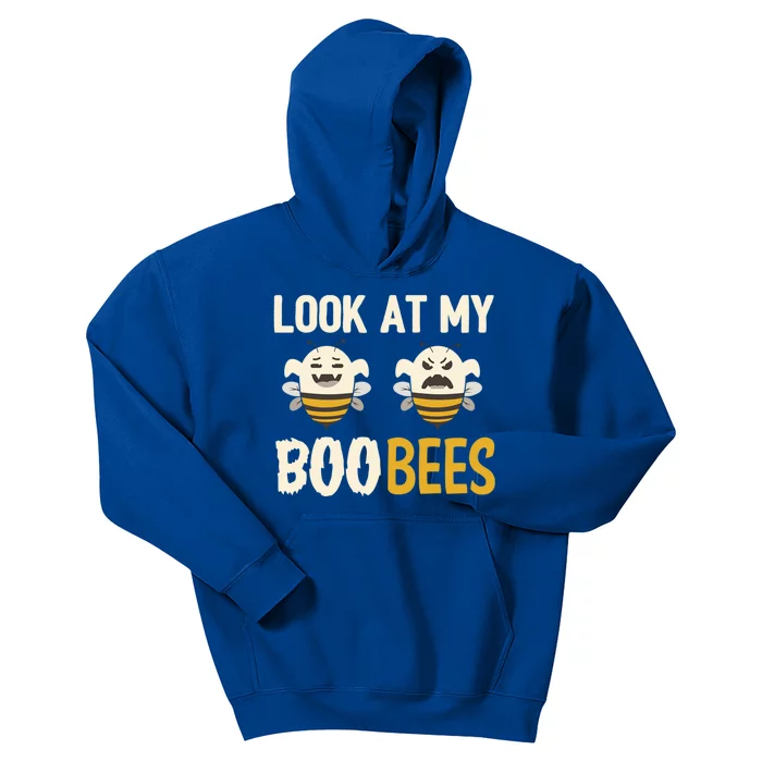 Funny Halloween Gift Look At My Boo Bees Gift Kids Hoodie