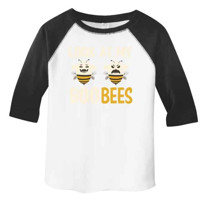 Funny Halloween Gift Look At My Boo Bees Gift Toddler Fine Jersey T-Shirt