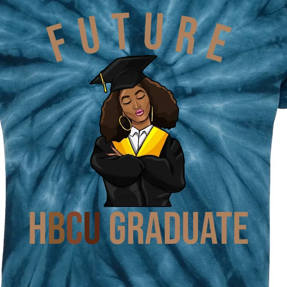 Future HBCU Graduate Historical Black College Kids Tie-Dye T-Shirt