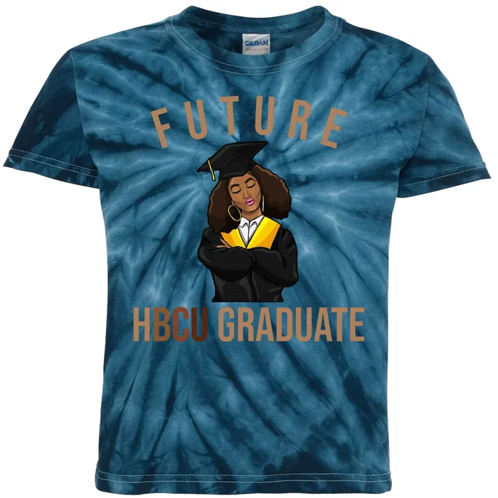 Future HBCU Graduate Historical Black College Kids Tie-Dye T-Shirt