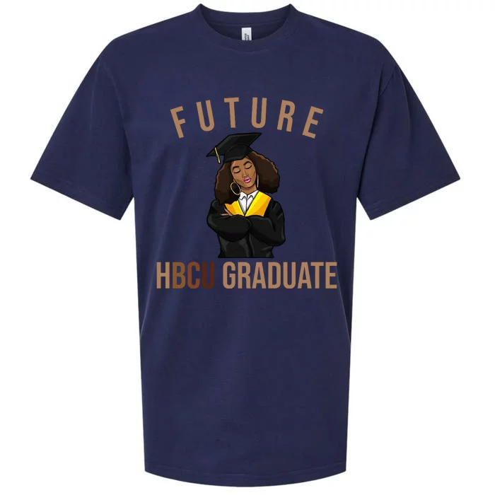 Future HBCU Graduate Historical Black College Sueded Cloud Jersey T-Shirt