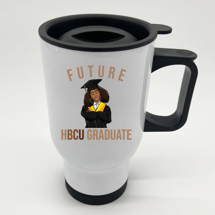 Future HBCU Graduate Historical Black College Front & Back Stainless Steel Travel Mug