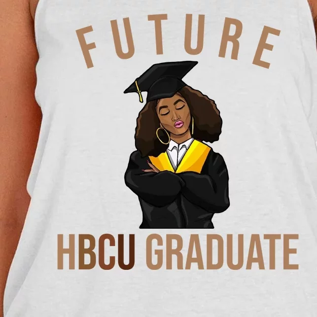 Future HBCU Graduate Historical Black College Women's Knotted Racerback Tank