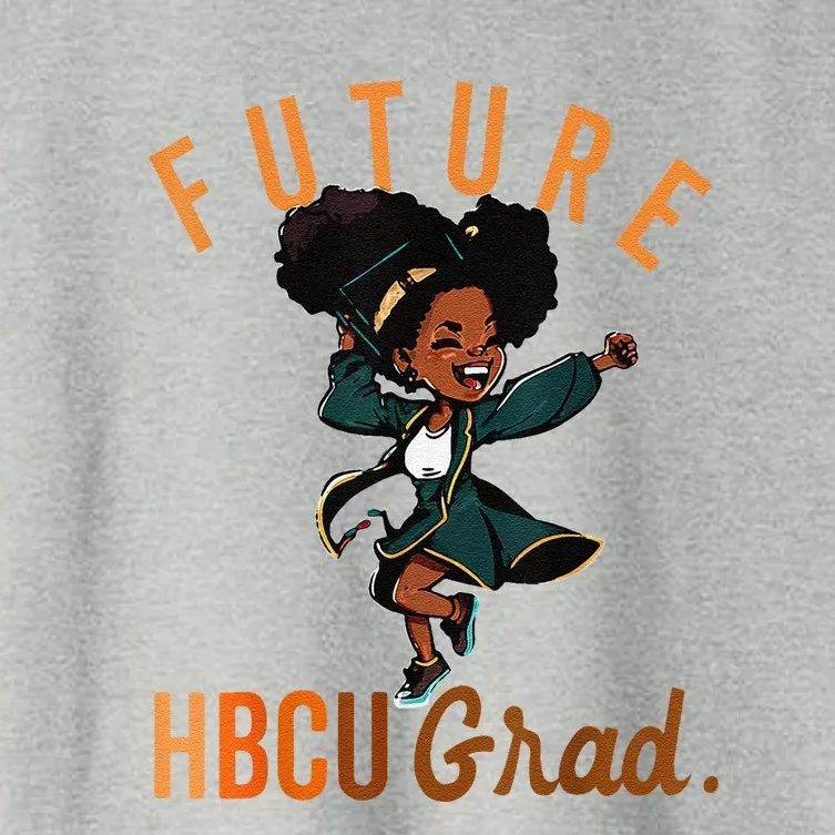 Future HBCU Grad History Black College Women's Crop Top Tee