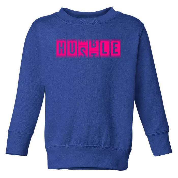 Funny Hustle Gift And Cool Humble Odometer Gift Toddler Sweatshirt