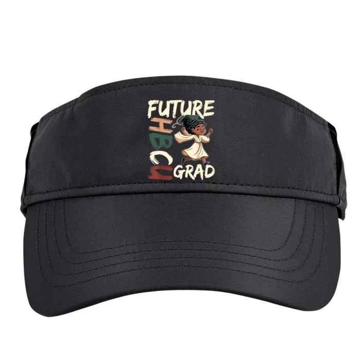 Future HBCU Grad History Black College Adult Drive Performance Visor