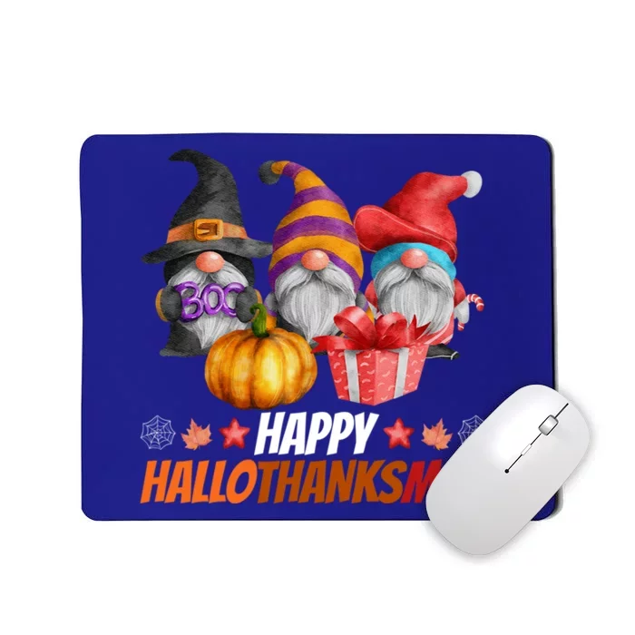 Funny Hallothanksmas Gnomes Happy Hallowthanksmas Halloween Great Gift Mousepad