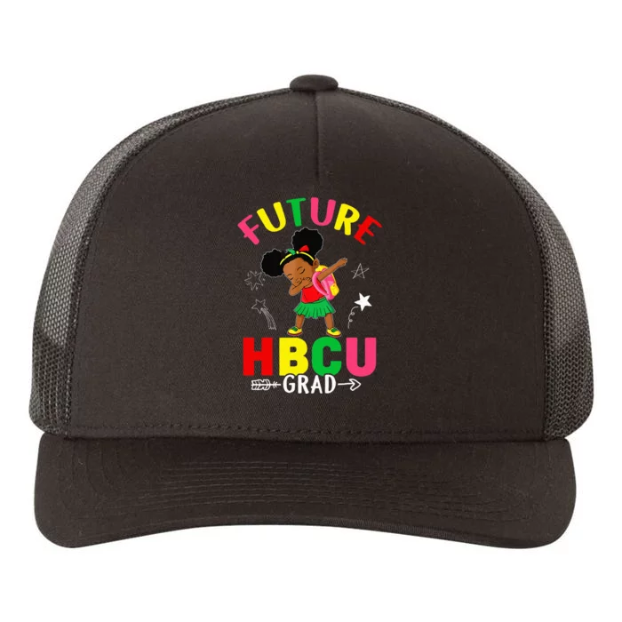 Future HBCU Grad Girl Graduation HBCU Yupoong Adult 5-Panel Trucker Hat