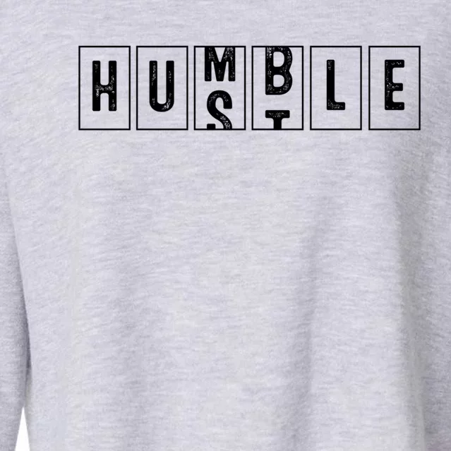 Funny Hustle Gift And Cool Humble Odometer Cool Gift Cropped Pullover Crew