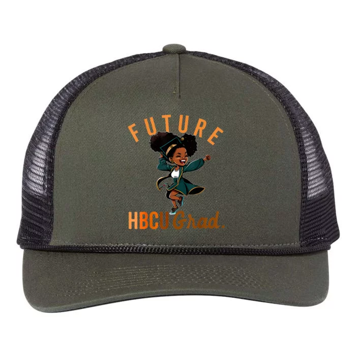 Future HBCU Grad History Black College Retro Rope Trucker Hat Cap