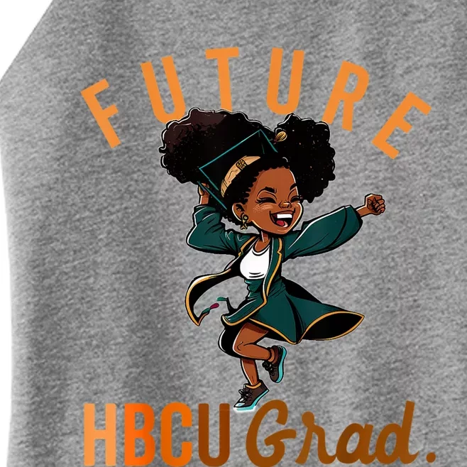 Future HBCU Grad History Black College Women’s Perfect Tri Rocker Tank