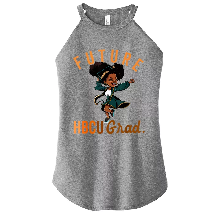 Future HBCU Grad History Black College Women’s Perfect Tri Rocker Tank