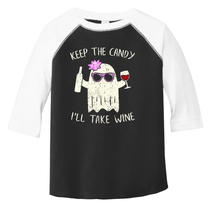 Funny Halloween Ghost Costume for Candy Lovers Toddler Fine Jersey T-Shirt