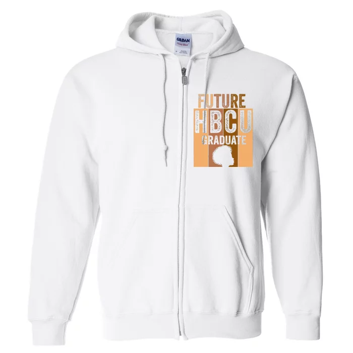 Future HBCU Grad History Black College  Melanin Full Zip Hoodie