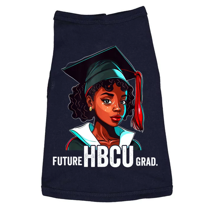 Future HBCU Grad History Black College Girl Women Melanin Doggie Tank