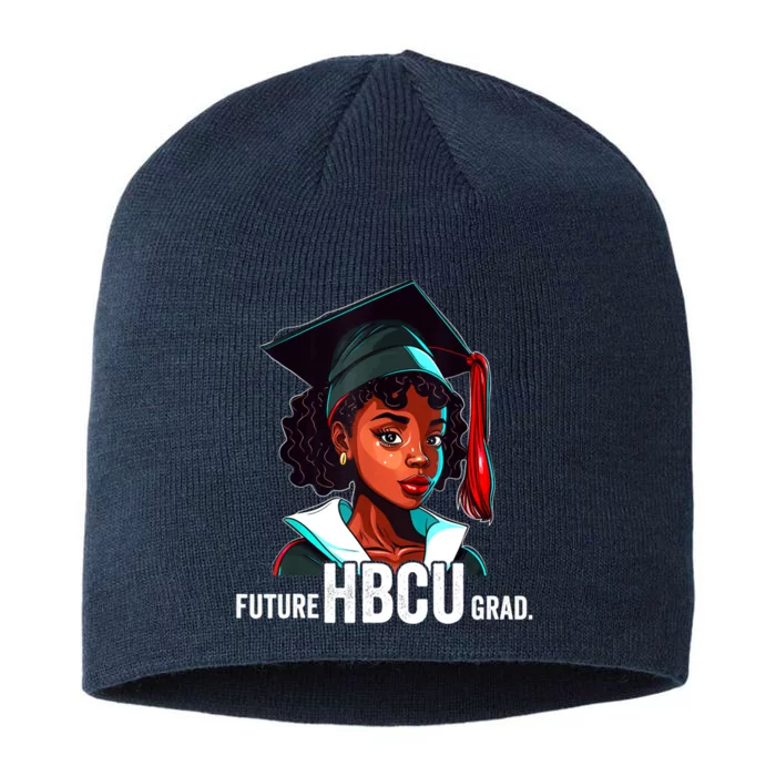 Future HBCU Grad History Black College Girl Women Melanin 8 1/2in Sustainable Knit Beanie