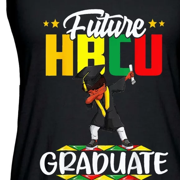 Future HBCU Graduate Afro Black  College Graduation Ladies Essential Flowy Tank