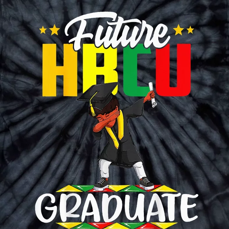 Future HBCU Graduate Afro Black  College Graduation Tie-Dye T-Shirt