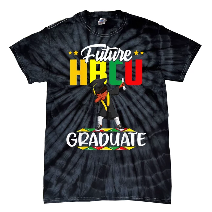 Future HBCU Graduate Afro Black  College Graduation Tie-Dye T-Shirt